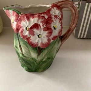 Floral Vintage Pitcher